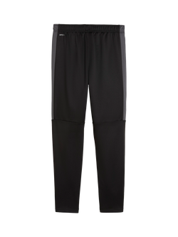 PUMA Kids' Mesh Panel Training Trousers - view 2, Black/White/Gray