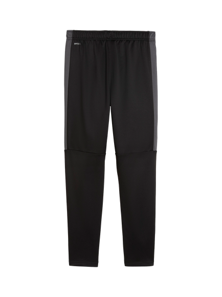 PUMA Kids' Mesh Panel Training Trousers - view 2, Black/White/Gray