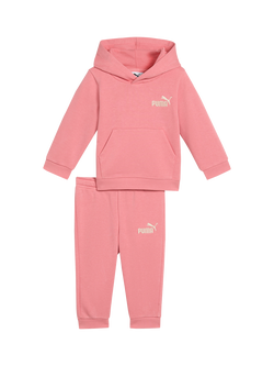 PUMA Kids' Minicats Cotton Blend Loungewear Set, Wild Pink