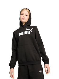 PUMA Kids' No. 1 Logo Fleece Hoodie, Black