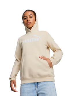 PUMA Kids' No. 1 Logo Fleece Hoodie, Alpine Snow