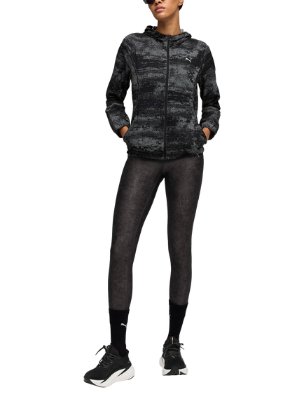 PUMA Run Velocity Printed Tights, Puma Black - view 2, Puma Black