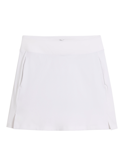 PUMA Cloudspun Lana Golf Skirt, White Glow
