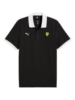 PUMA Scuderia Ferrari Pique Polo Shirt, Puma Black