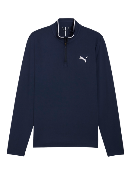 PUMA Quarter Zip dryCELL Tech Golf Jacket, Deep Navy