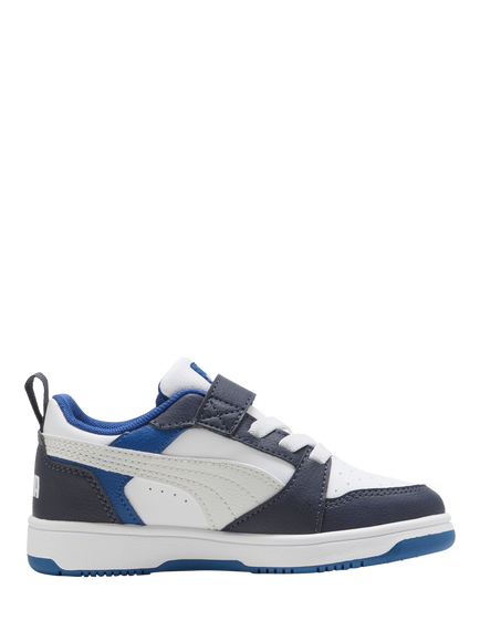 PUMA Kids' Rebound V6 Trainers, White Multi White