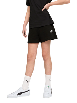 PUMA Kids' No. 1 Logo Shorts, Black Black