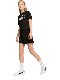 PUMA Kids' No. 1 Logo Shorts - view 2, Black Black