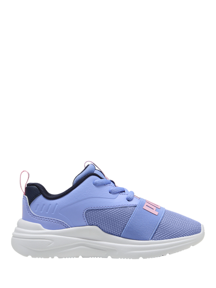 PUMA Kids' Soft Wired 2 Trainers, Purple