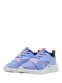 PUMA Kids' Soft Wired 2 Trainers - view 2, Purple