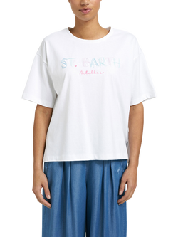 Smith & Soul Cotton Boxy T-Shirt, White, White