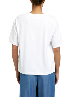 Smith & Soul Cotton Boxy T-Shirt, White - view 2, White