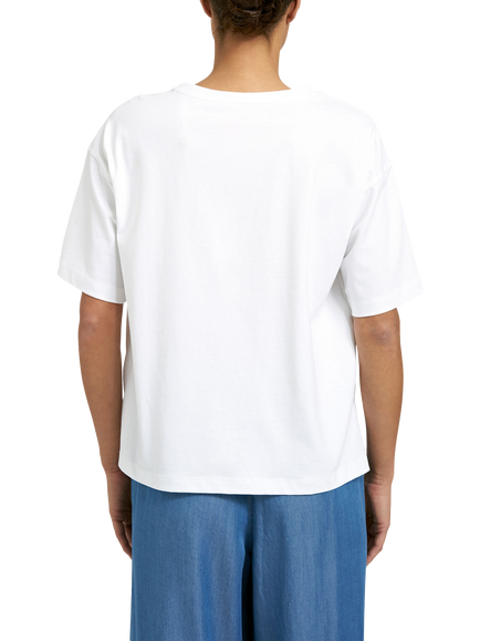 Smith & Soul Cotton Boxy T-Shirt, White - view 2, White