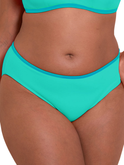 Curvy Kate Minimalist Bikini Bottoms, Aqua, Aqua
