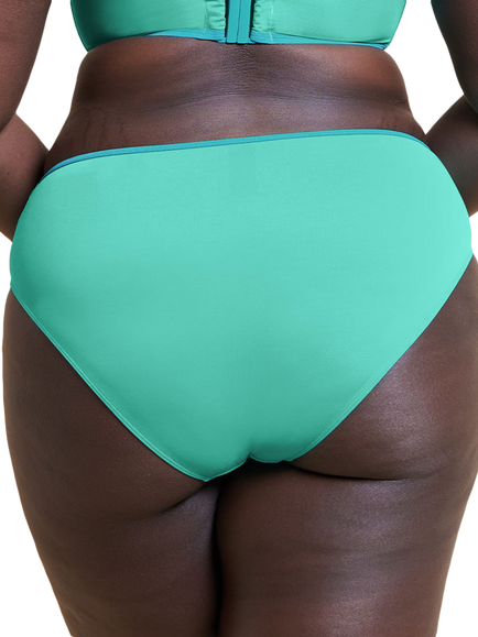 Curvy Kate Minimalist Bikini Bottoms, Aqua - view 2, Aqua