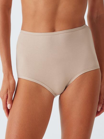 John Lewis Cotton Rich Full Briefs, Pack of 5, Almond - view 2, Almond