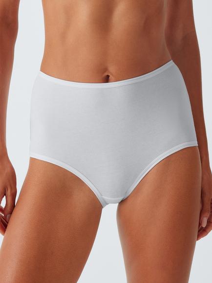 John Lewis Cotton Rich Full Briefs, Pack of 5, White - view 2, White