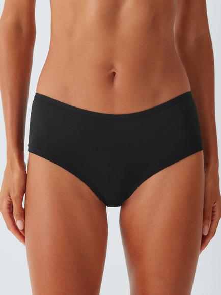 John Lewis Cotton Rich Shorty Knickers, Pack of 5, Black - view 2, Black