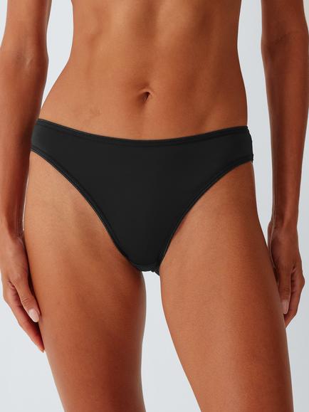 John Lewis Microfibre Bikini Knickers, Pack of 5, Black - view 2, Black