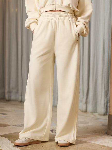 Gym King Replenish Wide Leg Joggers, Marshmallow