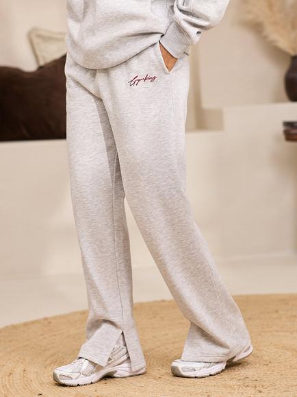 Gym King Mindset Joggers, Snow Marl - view 2, Snow Marl