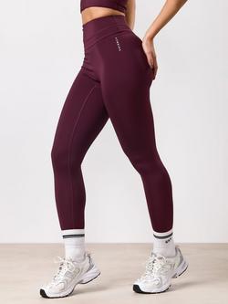 Gym King Knockout Sports Leggings, Dark Cherry