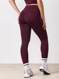 Gym King Knockout Sports Leggings - view 2, Dark Cherry