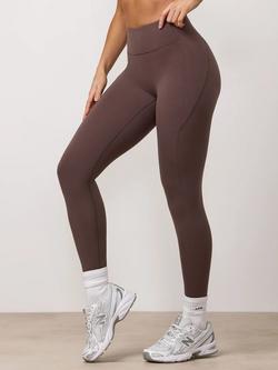 Gym King Redefined Sports Leggings, Deep Mocha