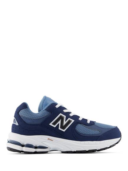 New Balance Kids' 2002 Bungee Lace Trainers, Navy/Indigo, Navy/Indigo