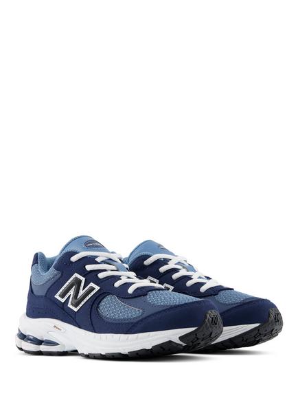 New Balance Kids' 2002 Bungee Lace Trainers, Navy/Indigo - view 2, Navy/Indigo
