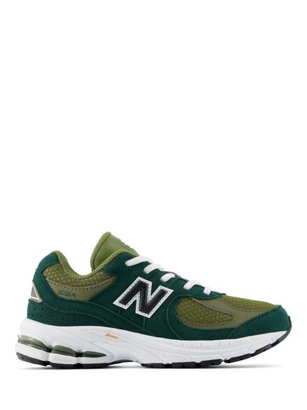New Balance Kids' 2002 Mesh Panel Trainers, Green, Green