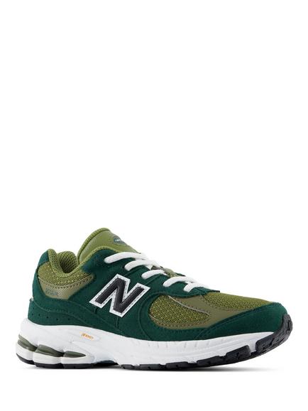 New Balance Kids' 2002 Mesh Panel Trainers, Green - view 2, Green