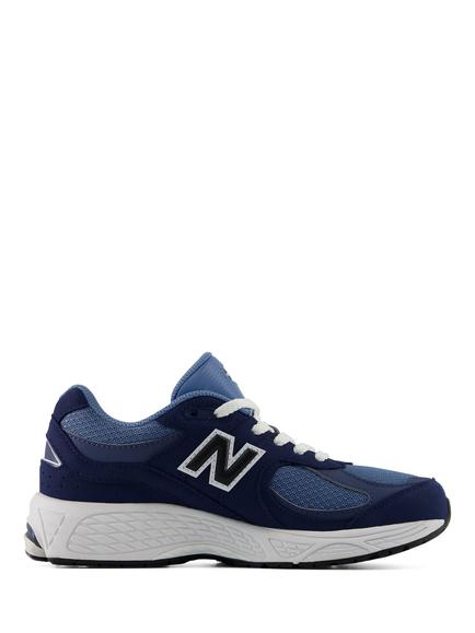 New Balance Kids' 2002R Mesh Panel Trainers, Navy/Indigo, Navy/Indigo