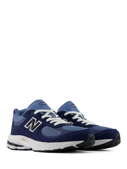 New Balance Kids' 2002R Mesh Panel Trainers, Navy/Indigo - view 2, Navy/Indigo