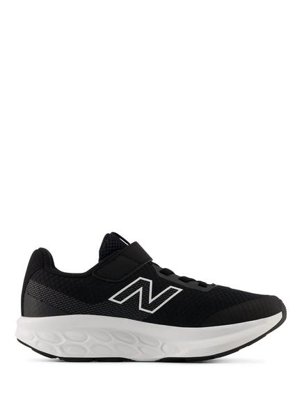 New Balance Kids' 520 v9 Running Trainers, Black/White, Black/White