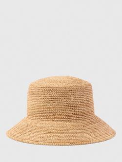 Whistles Structured Straw Hat, Neutral, Neutral