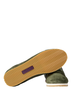 PS Paul Smith Atlanta Suede and Leather Trainers, Khaki Brown - view 2, Khaki Brown