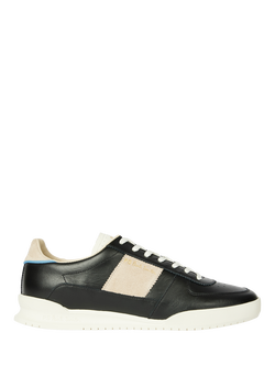 PS Paul Smith Rye Leather Trainers, Black, Black