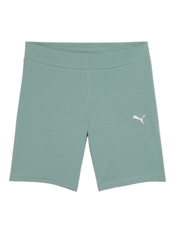 PUMA Women's Essential 7" Legging Shorts, Green Moon