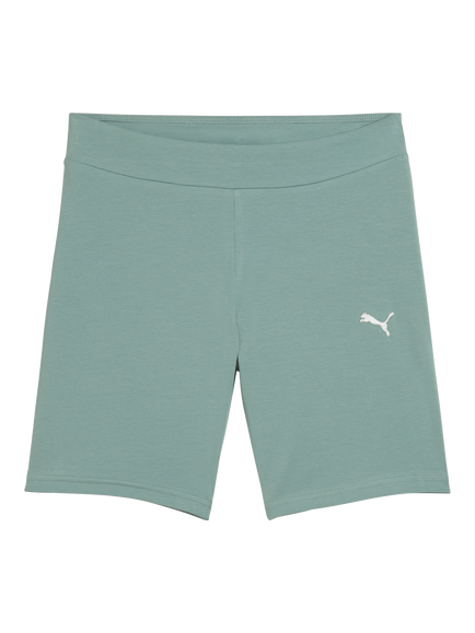 PUMA Women's Essential 7" Legging Shorts, Green Moon