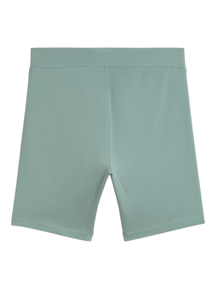 PUMA Women's Essential 7" Legging Shorts - view 2, Green Moon