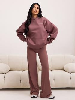 Gym King 365 Fleece Hoodie, Brown Plum - view 2, Brown Plum