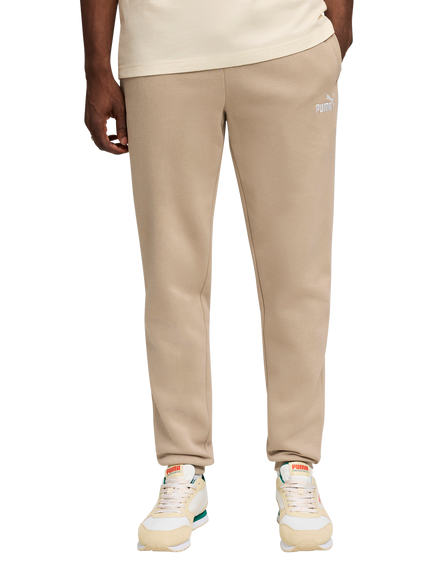 PUMA Men's Cotton Blend No.1 Logo Joggers, Natural Beige