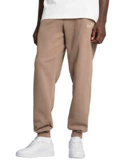 PUMA Men's Cotton Blend No.1 Logo Joggers, Mid Brown