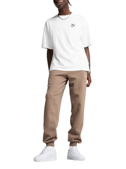 PUMA Men's Cotton Blend No.1 Logo Joggers - view 2, Mid Brown