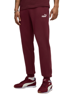 PUMA Men's Cotton Blend No.1 Logo Joggers, Red