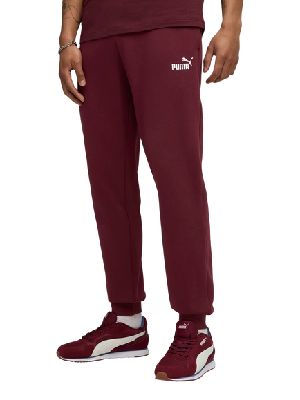PUMA Men's Cotton Blend No.1 Logo Joggers, Red