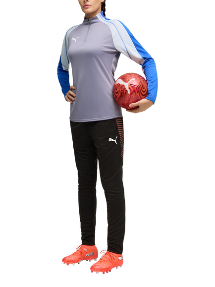PUMA Quarter-Zip Football Top - view 2, Gray Sky/White/Royal