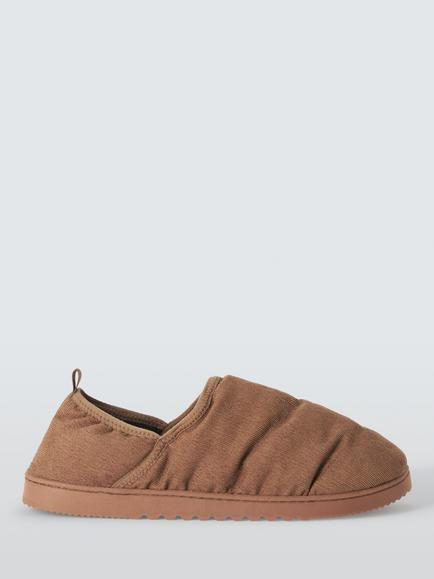 John Lewis Fara Slippers, Gingernut, Gingernut