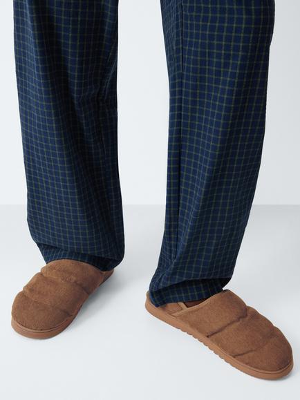 John Lewis Fara Slippers, Gingernut - view 2, Gingernut